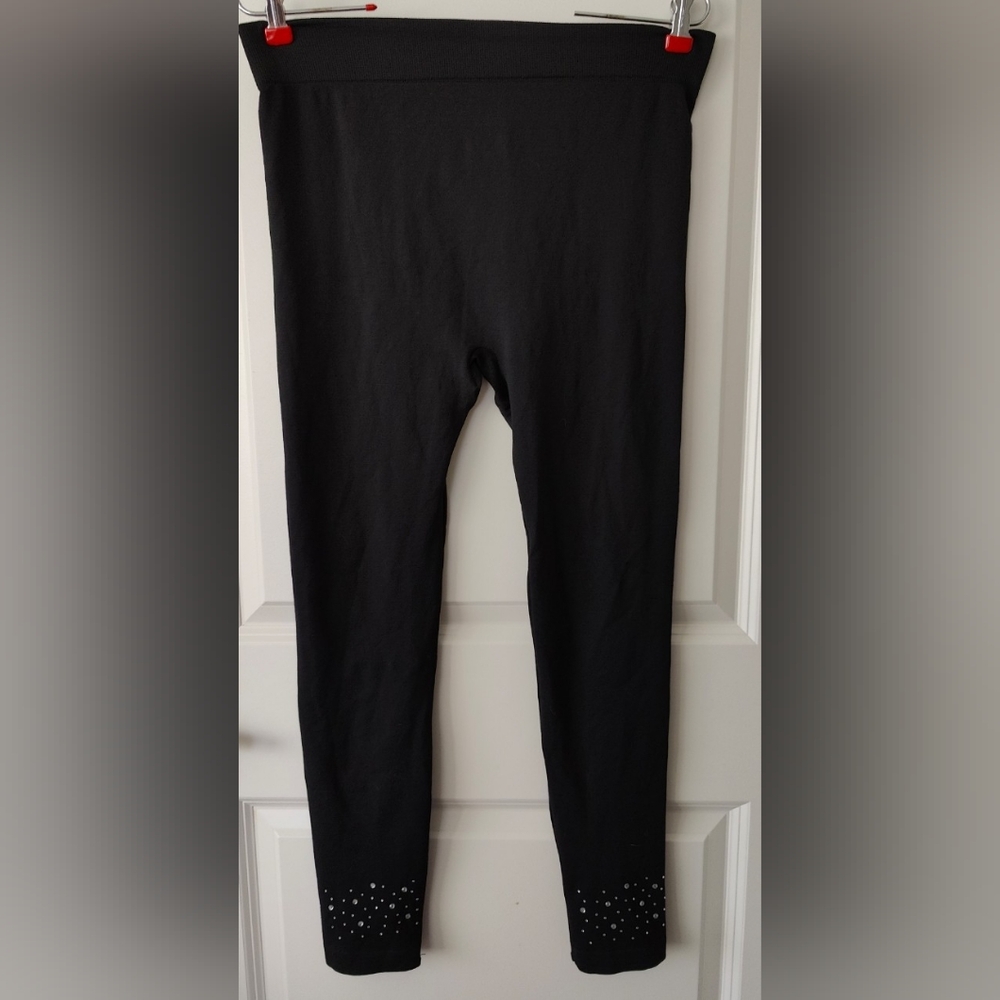 No Boundaries Black Bedazzled Leggings